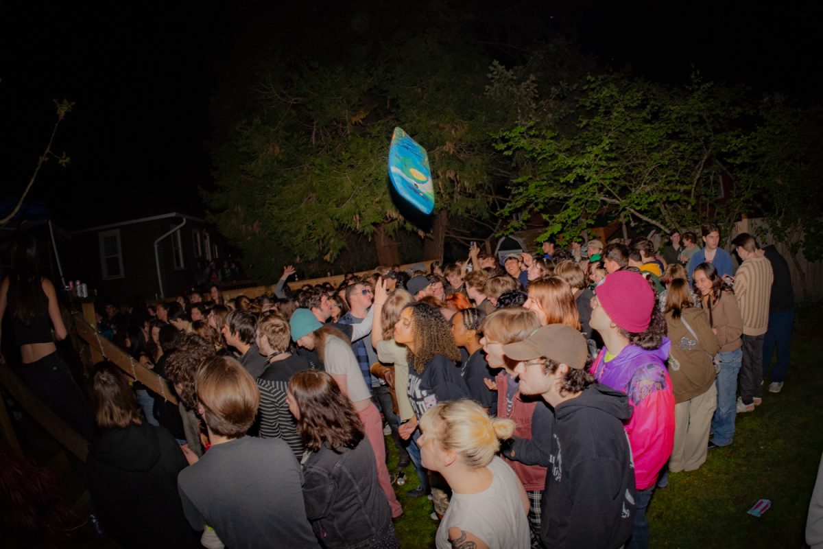 Multiple fraternities were banned from holding social gatherings beginning in mid-February after the University of Oregon received student allegations of the unknowing drugging of women at fraternity parties (Lulu Devoulin/Emerald)