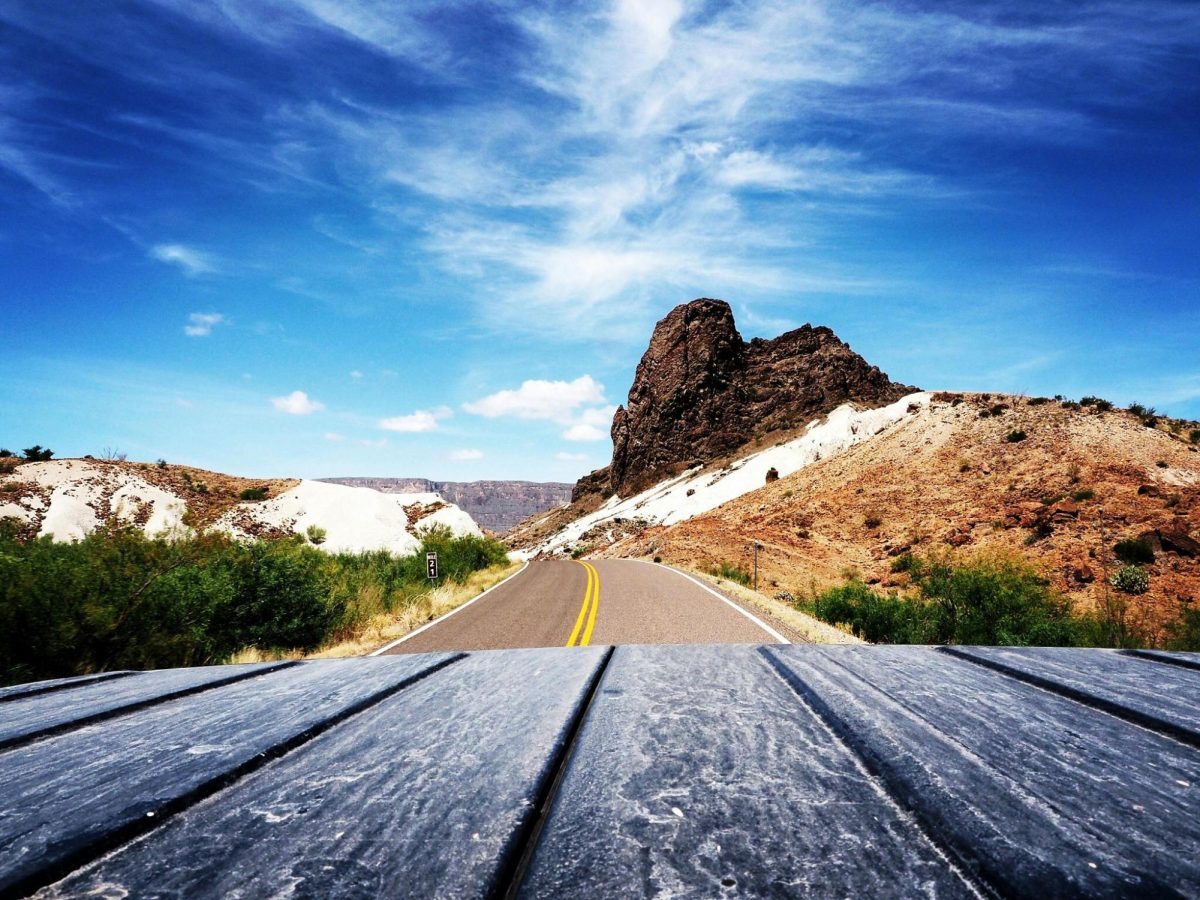 https://www.pexels.com/photo/scenic-view-of-mountain-road-against-blue-sky-310984/