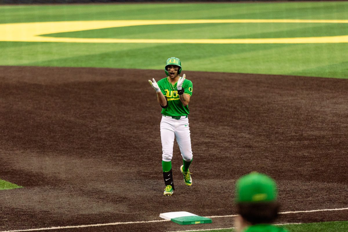 No. 11 Oregon outlasts Rhode Island for 1-0 win in 11 innings