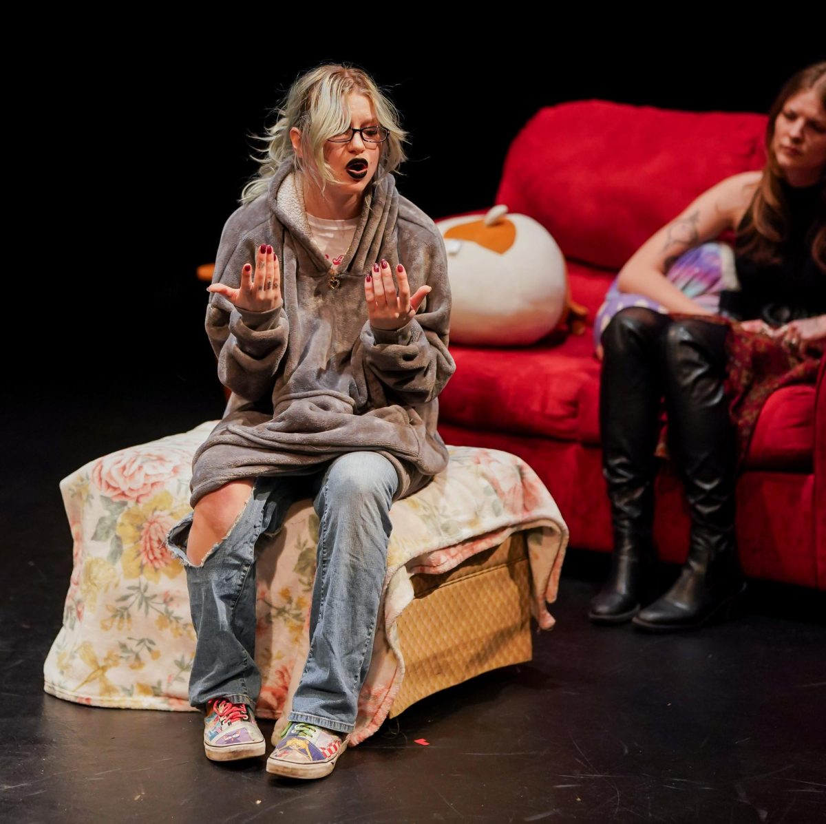 Go see Lane Community College production of Winter Shorts, a collection of short plays which runs from Feb 13-16. Blue Door Theater, Eugene Oregon, Feb. 11th, 2025 (Eddie Bruning/Emerald)