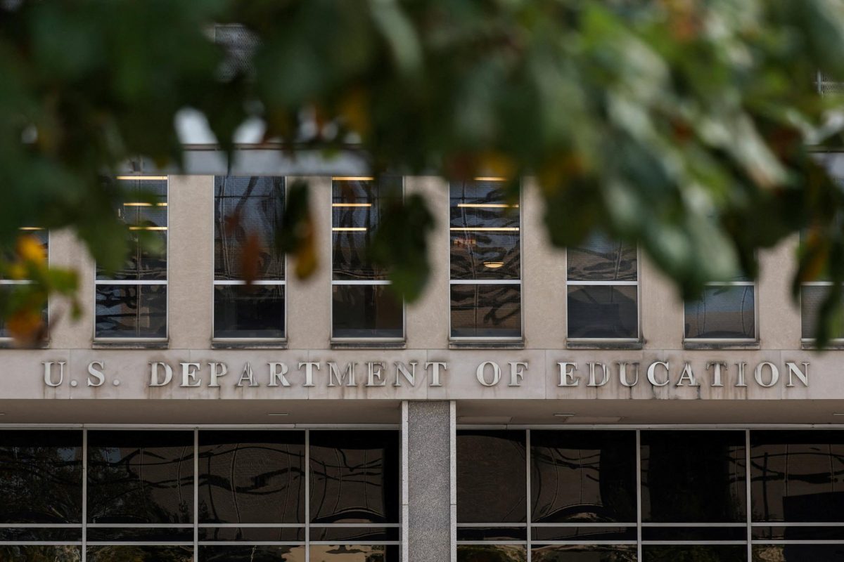 The U.S. Department of Education building, weeks into the continuing U.S. government shutdown, in Washington, D.C., U.S., October 21, 2025. REUTERS/Kylie Cooper