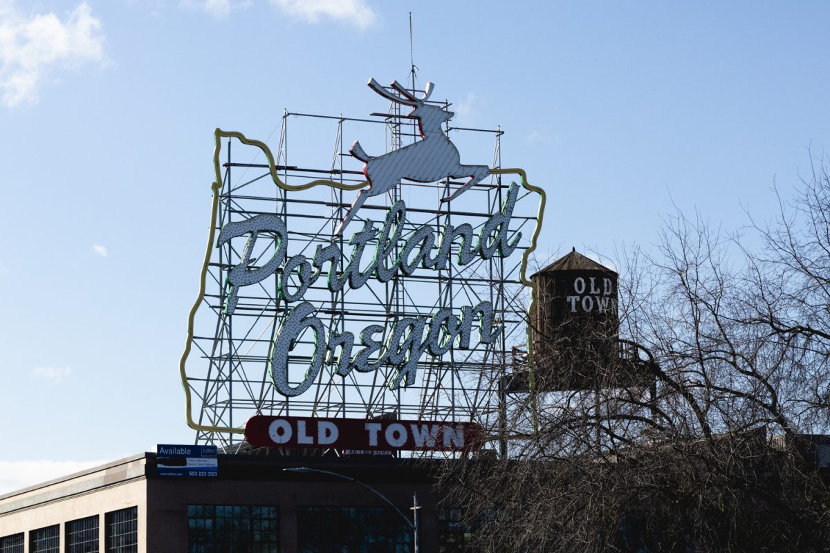 The iconic Portland sign. (Maria Weyne/Emerald)
