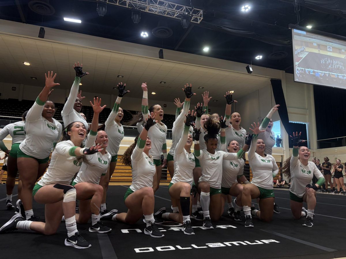 Team event hits for No. 2 Oregon acrobatics and tumbling in quarterfinal win over No. 7 Gannon